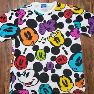 DISNEY Tokyo Colorful Mickey Shirt - Large